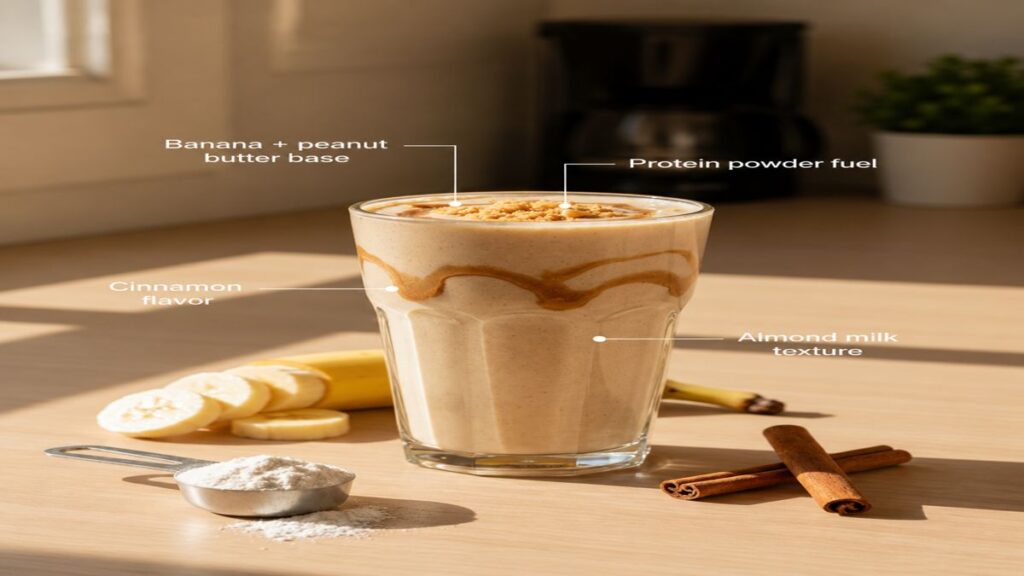 Nutritious protein shakes for weight loss with oats, milk, and fruits