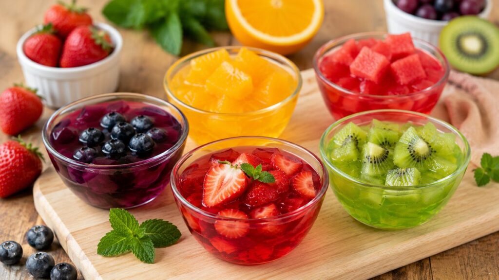 Healthy gelatin weight loss dessert