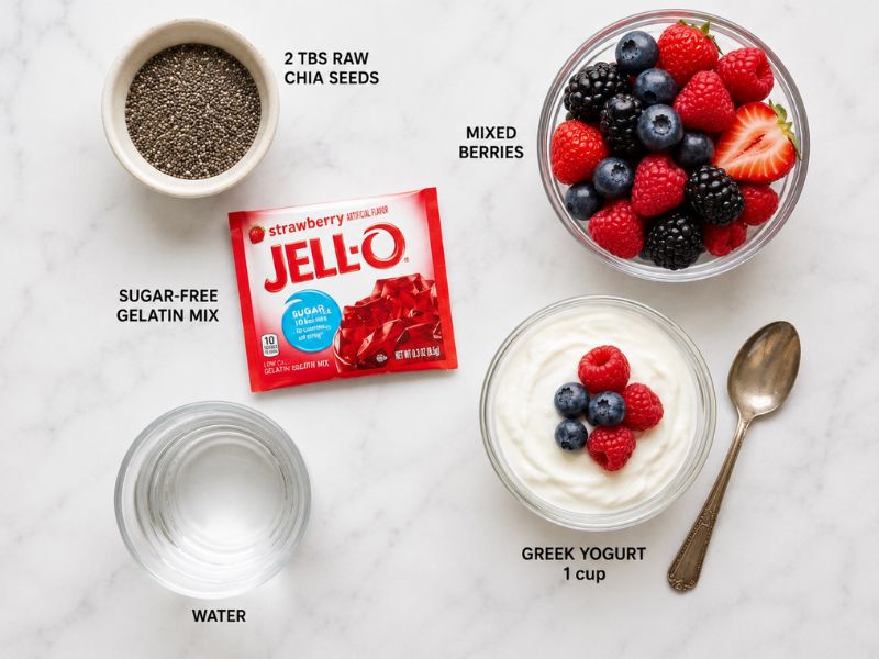 Ingredients for Jell-O Weight Loss Recipe