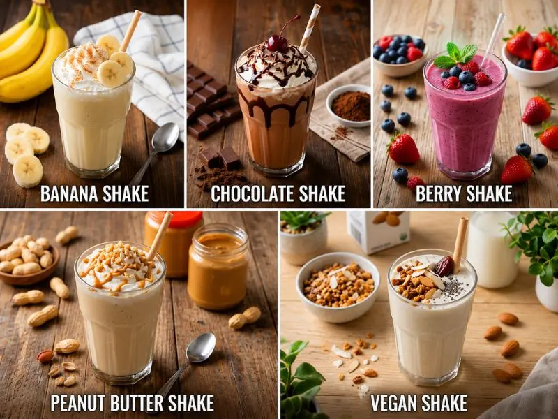 Homemade protein shake muscle gain recipes with healthy ingredients