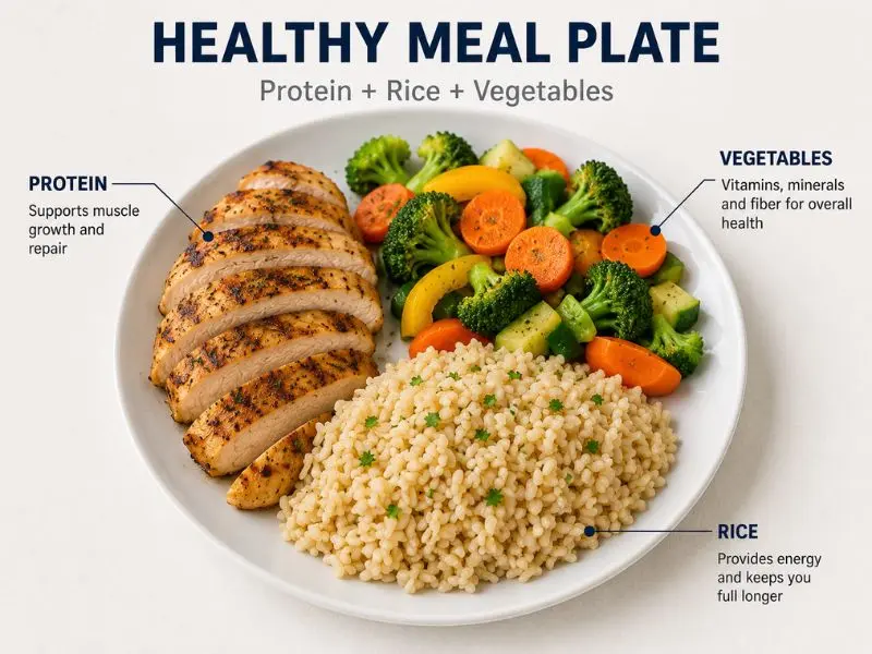 healthy foods to build muscle in a calorie deficit