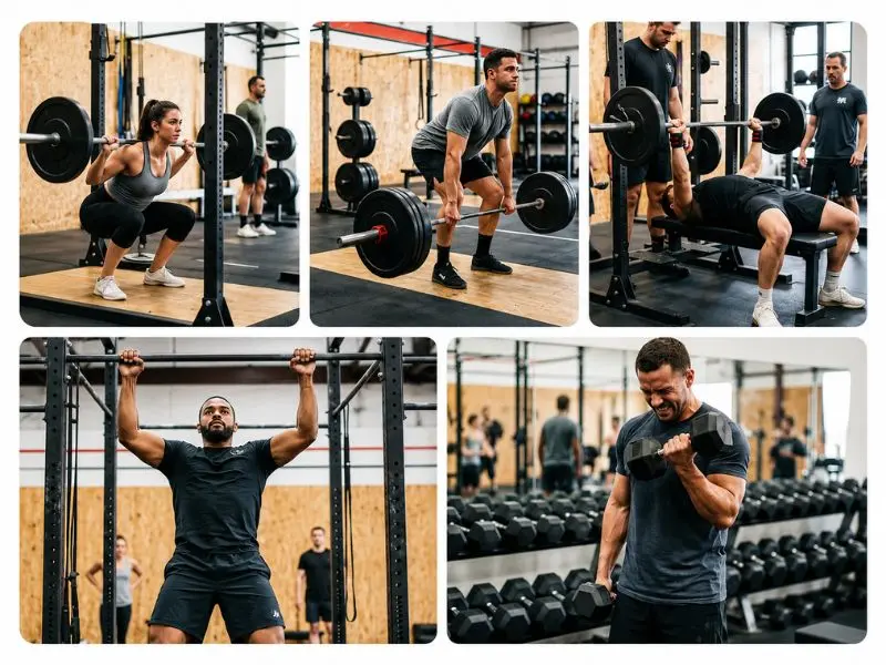 strength training exercises to gain muscle and lose fat