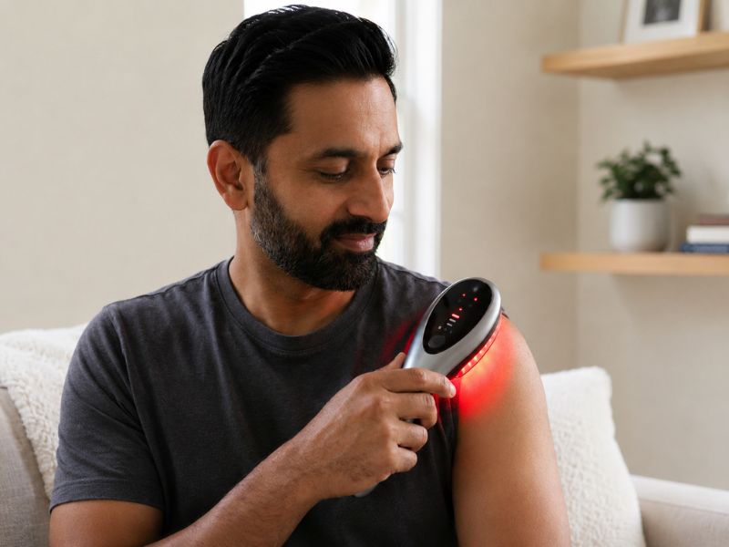Red light therapy device for weight loss treatment