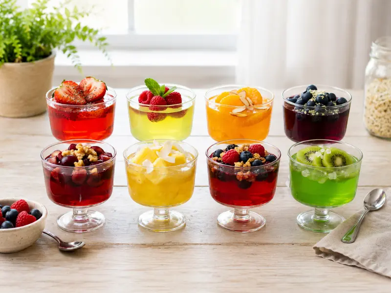 Healthy sugar free gelatin recipes for weight loss with fresh fruit