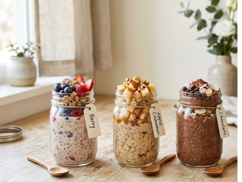 Healthy overnight oats recipes for weight loss