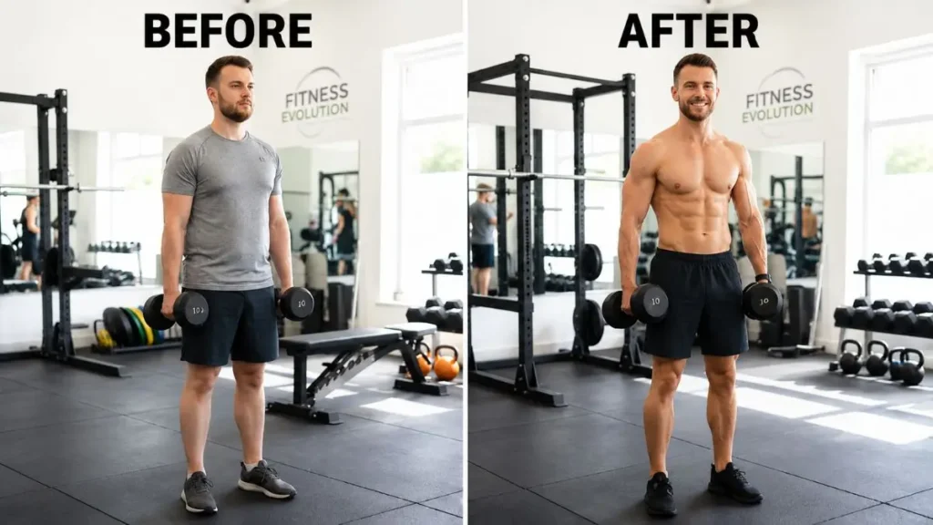 How to gain muscle and lose fat through body recomposition
