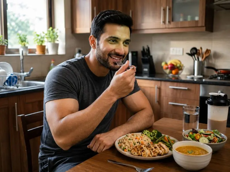 Healthy high protein diet for muscle gain