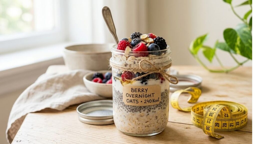 Overnight oats for weight loss healthy breakfast recipe
