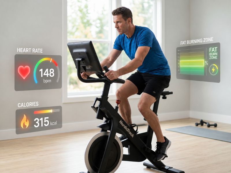 stationary bike workout calorie burning benefits