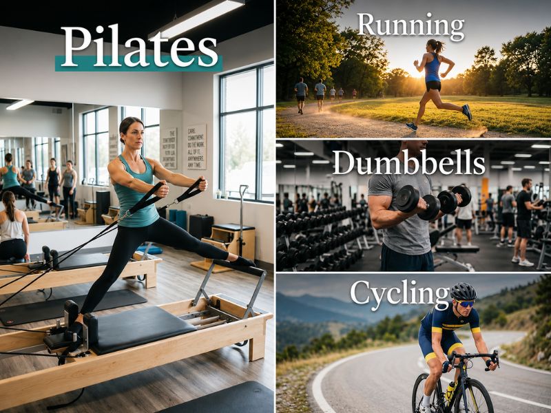 Pilates vs cardio and strength training comparison