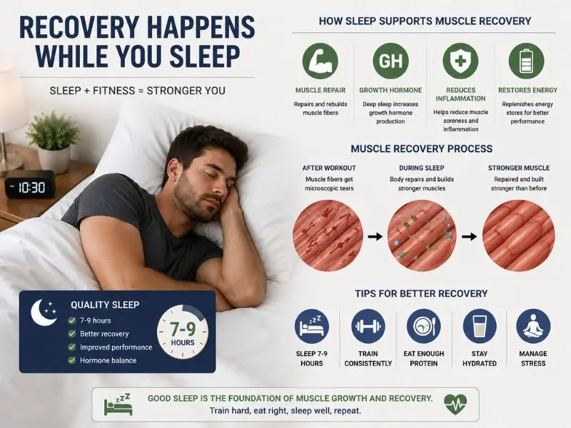 importance of sleep for muscle recovery and growth
