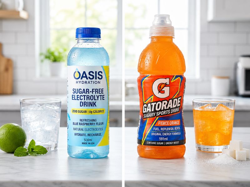 Electrolyte drinks versus traditional sports drinks