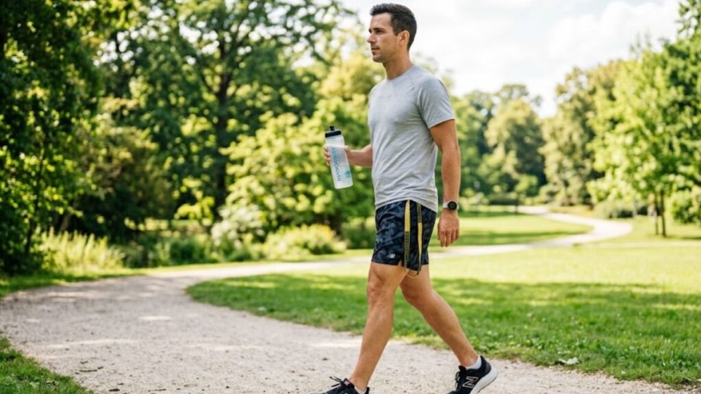 Walking for weight loss beginner walking in the park