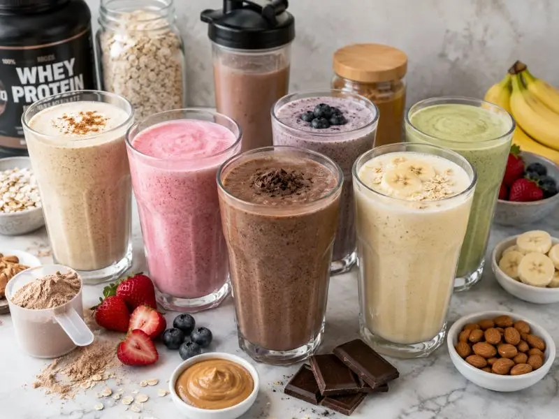 10 protein shake recipes for muscle gain