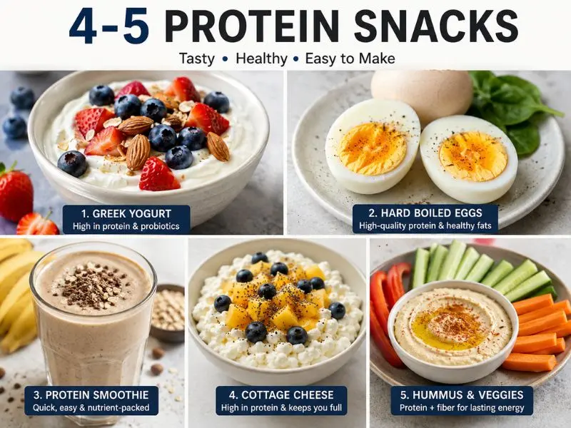 Healthy high protein snacks for weight loss