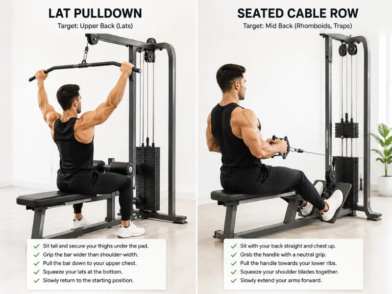 back and biceps workout for muscle gain