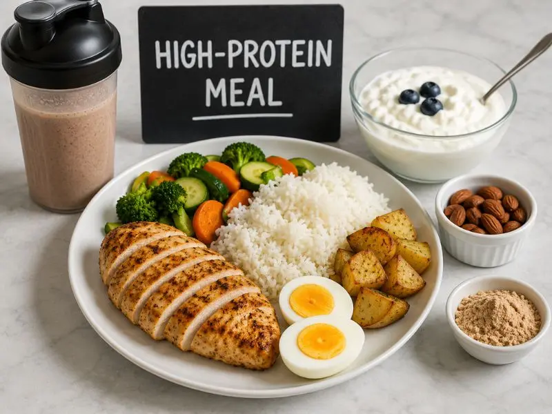 High protein foods for muscle retention and weight loss