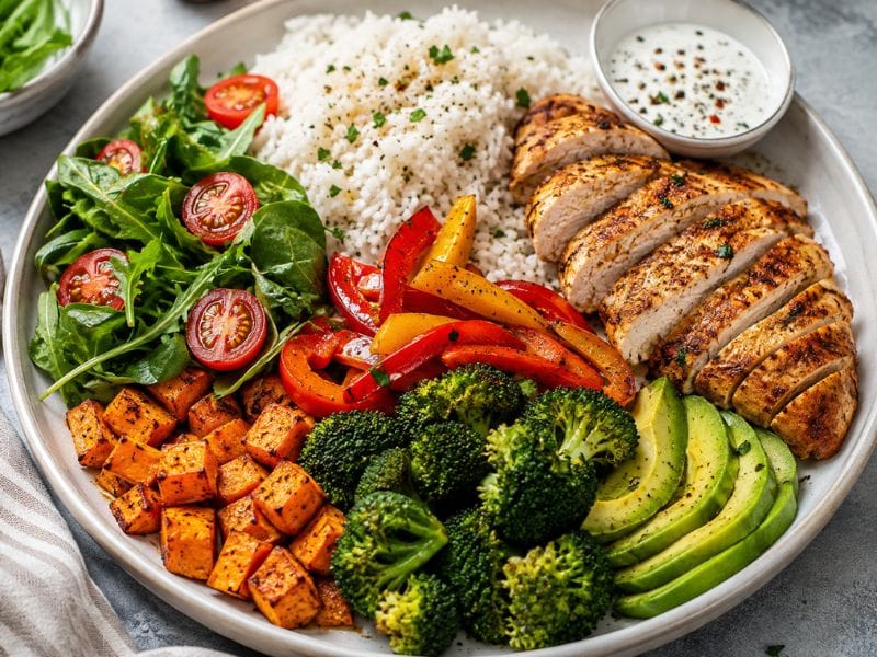 How to gain muscle mass without fat with a balanced calorie surplus