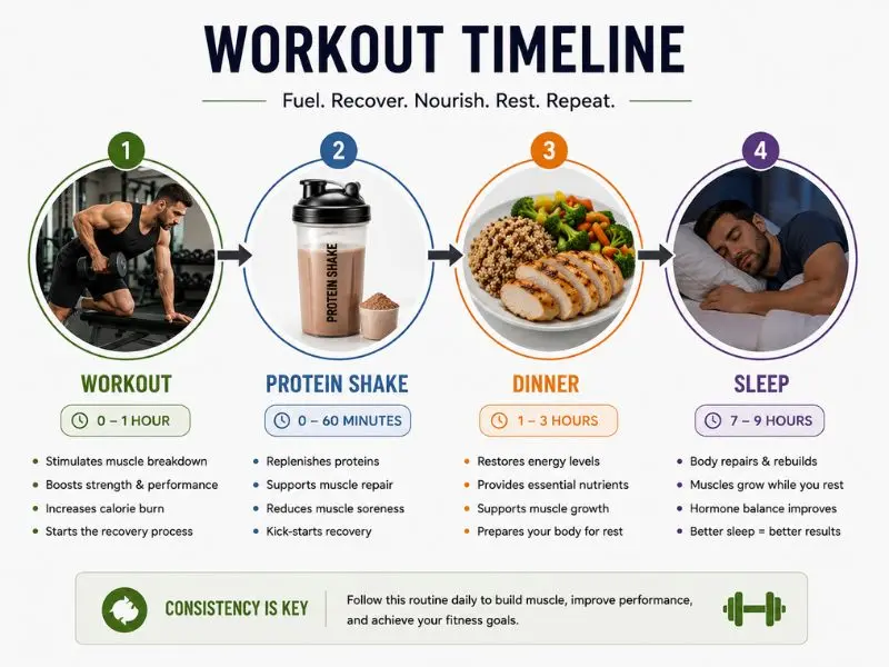 Best protein timing for muscle gain