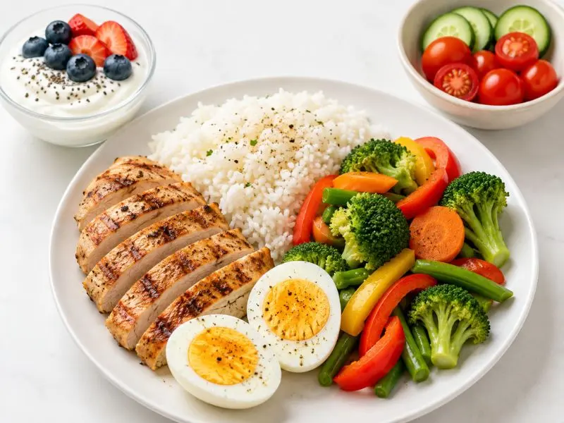 high protein meal for muscle gain