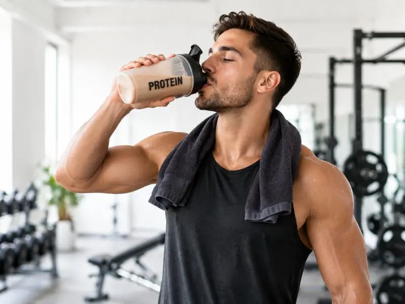 protein shake after workout for muscle gain