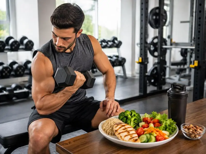 lose fat gain muscle eating plan with resistance training