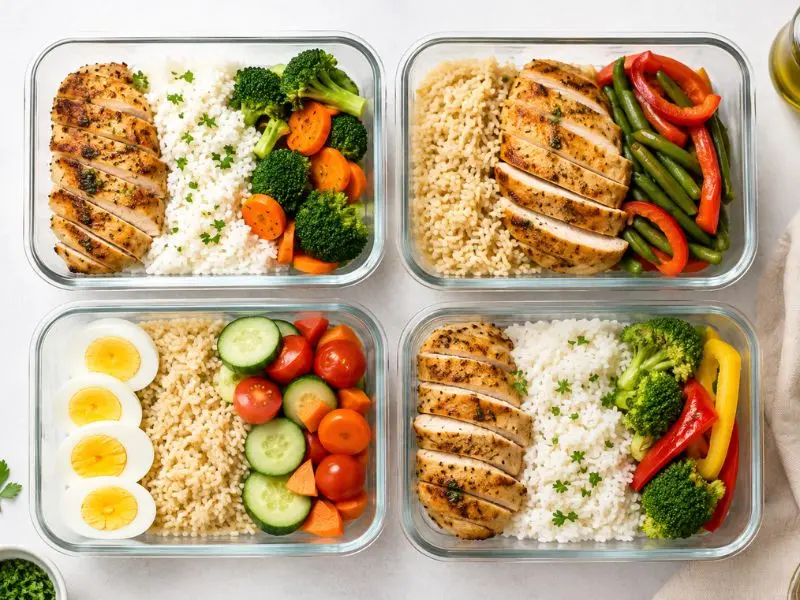 fat loss muscle gain diet meal prep