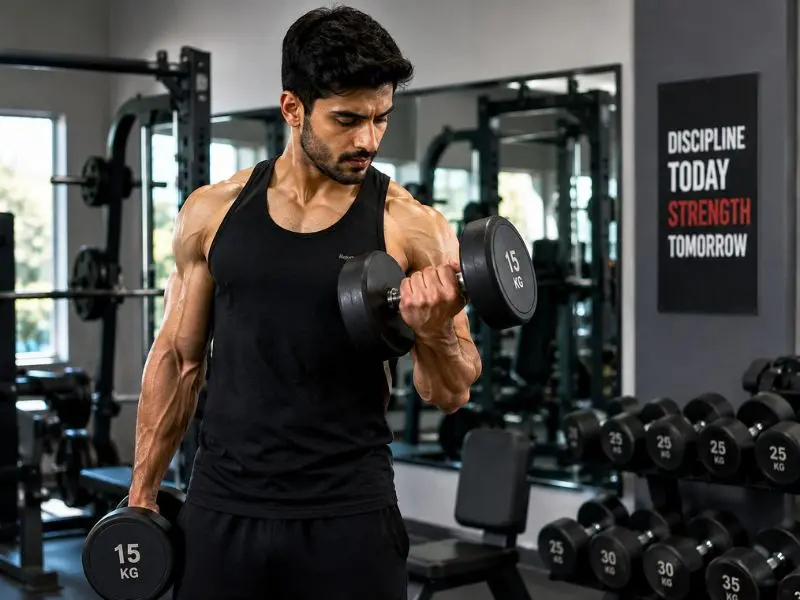 Resistance training to build muscle and lose fat