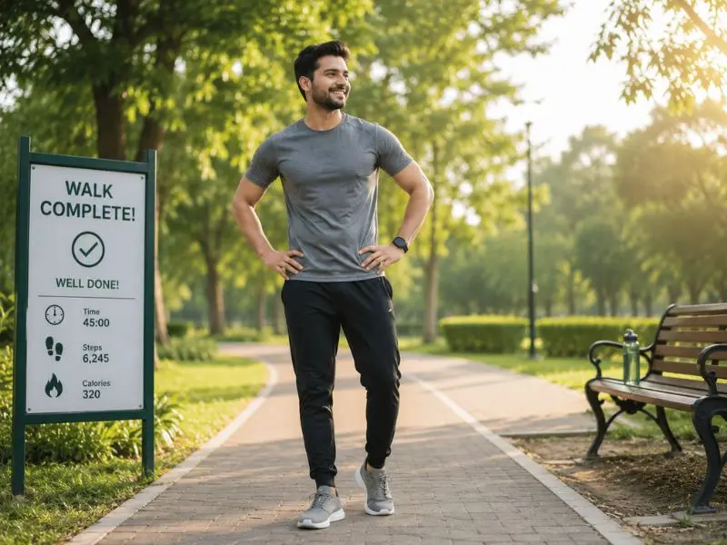 healthy daily walking habit