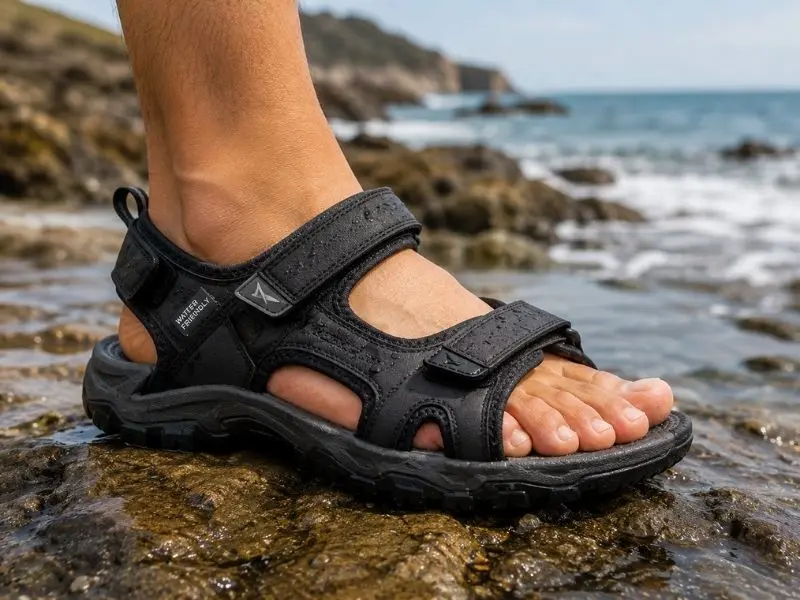 supportive shoes for walking on rocky beaches