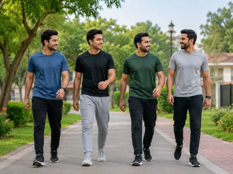 enjoyable daily walking routine