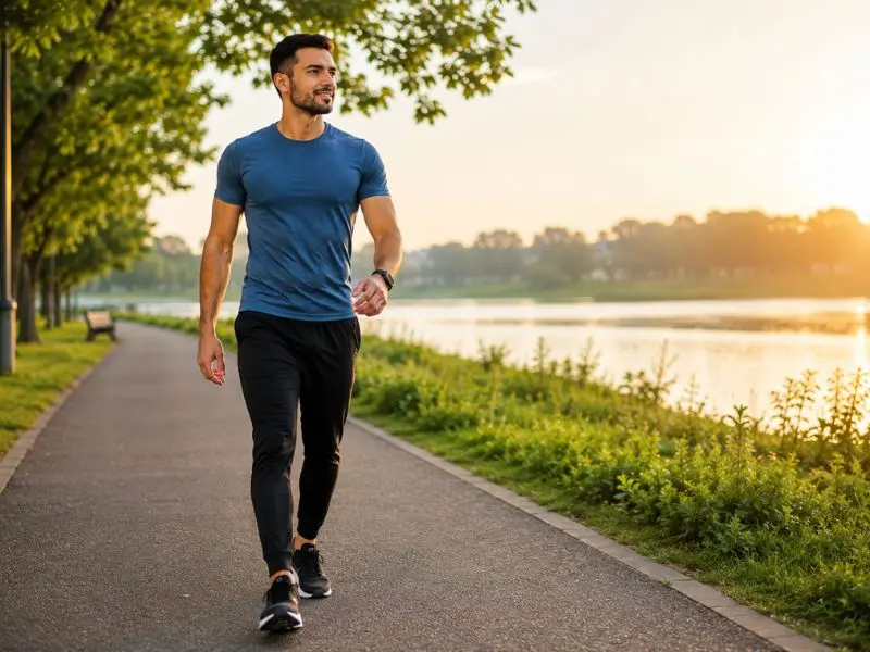 15 minute walk for weight management