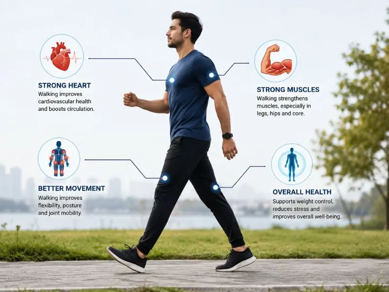 what happens to your body when walking 30 minutes a day