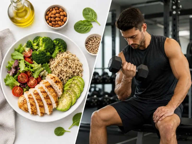 lose fat gain muscle eating plan for body recomposition