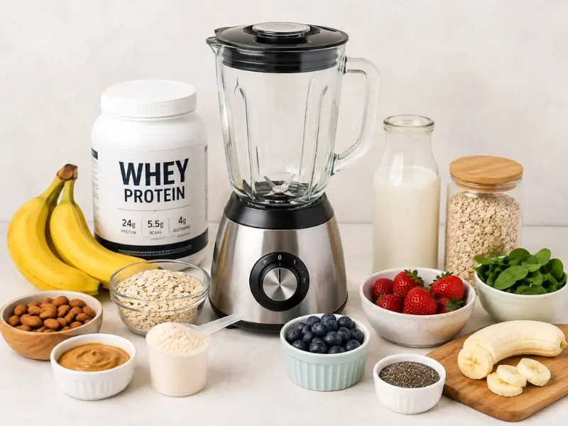 Ingredients for protein shakes for muscle gain