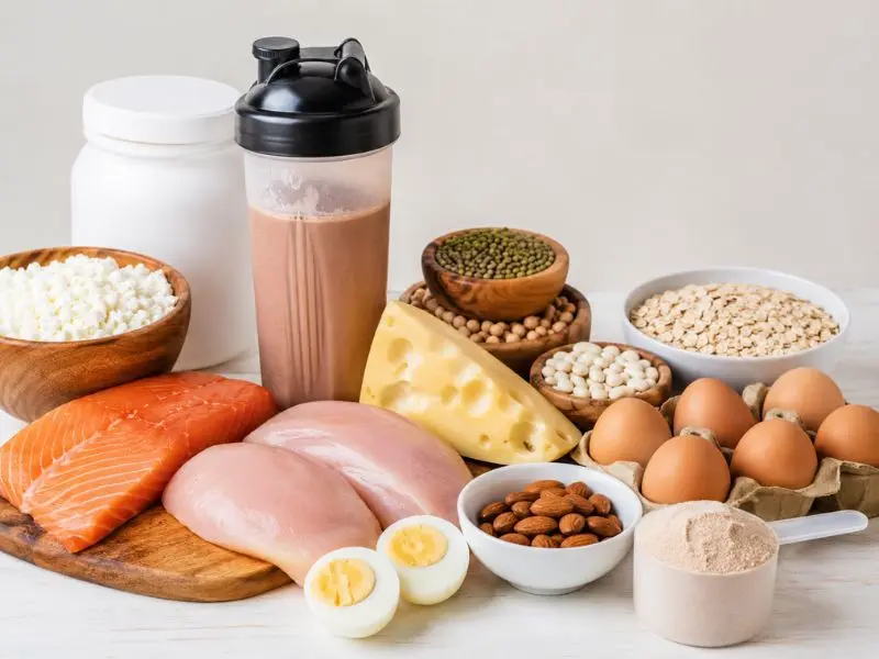 protein foods and drink for muscle growth