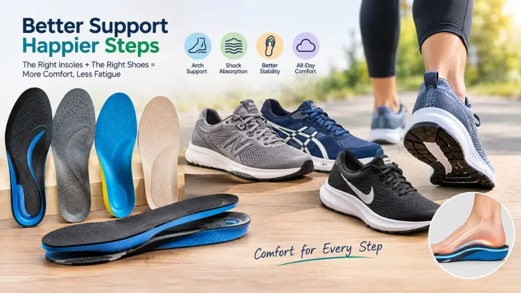 best insoles for walking and everyday comfort