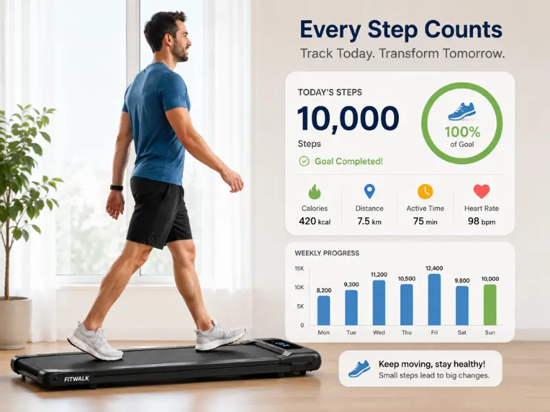 walking pad for reaching 10000 steps a day