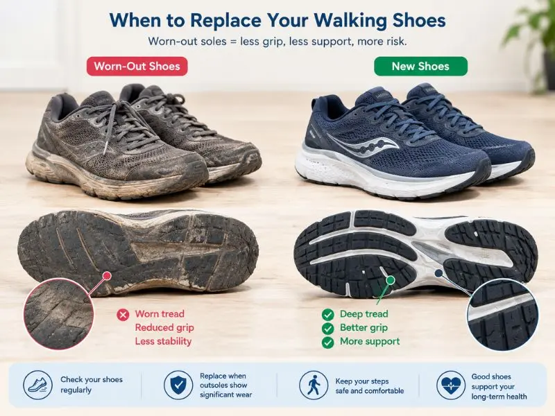 Common walking shoe mistakes seniors should avoid